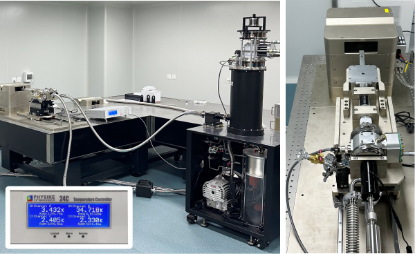 匹配磁光克爾顯微鏡的無液氦低溫系統(tǒng)安裝成功
