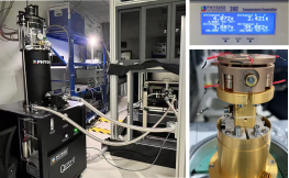 干式顯微高壓低溫系統(tǒng)安裝成功