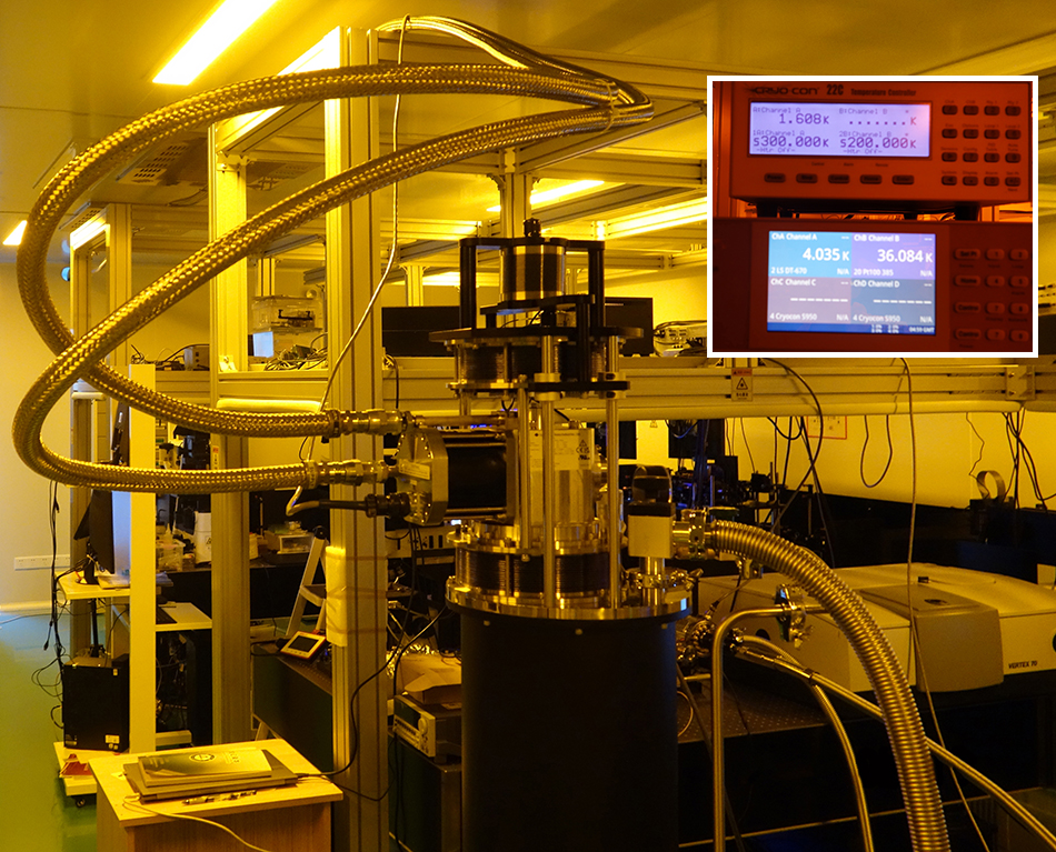 飛斯科低振動(dòng)干式紅外低溫系統(tǒng)安裝成功 飛斯科低振動(dòng)干式紅外低溫系統(tǒng)安裝成功