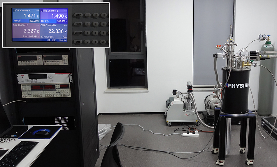 飛斯科頂部裝卸型1.5K制冷機(jī)電學(xué)測試系統(tǒng)安裝成功 飛斯科頂部裝卸型1.5K制冷機(jī)電學(xué)測試系統(tǒng)安裝成功